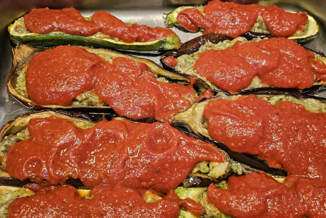 Aubergines & Courgette Boniface