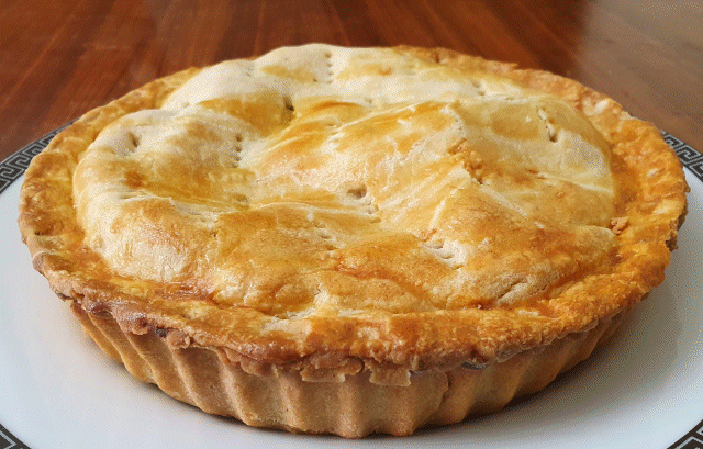 Cheese, onion and potato pie
