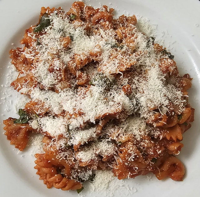 Fusilli with Tomato Sauce