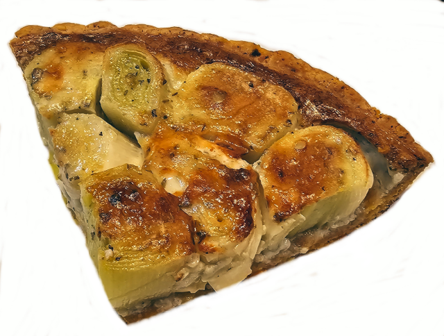 Leek And Blue Cheese Tart