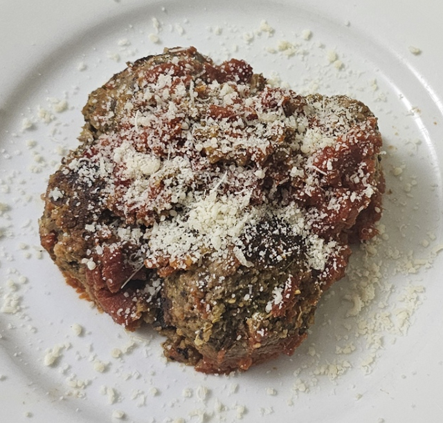 Mushroom Balls In Tomato Sauce