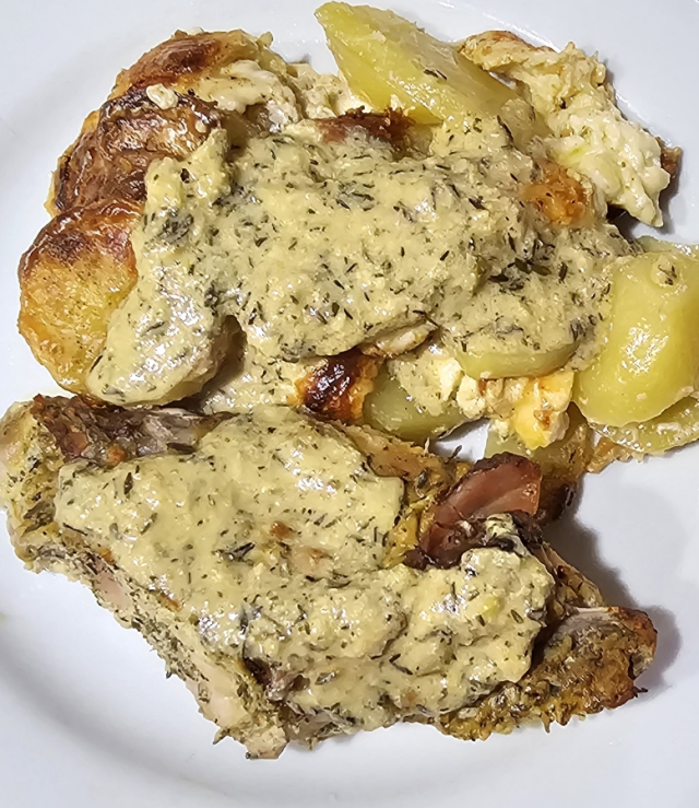 Rabbit In Mustard Sauce