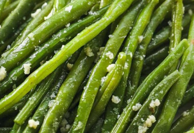 Steamed Haricots Verts