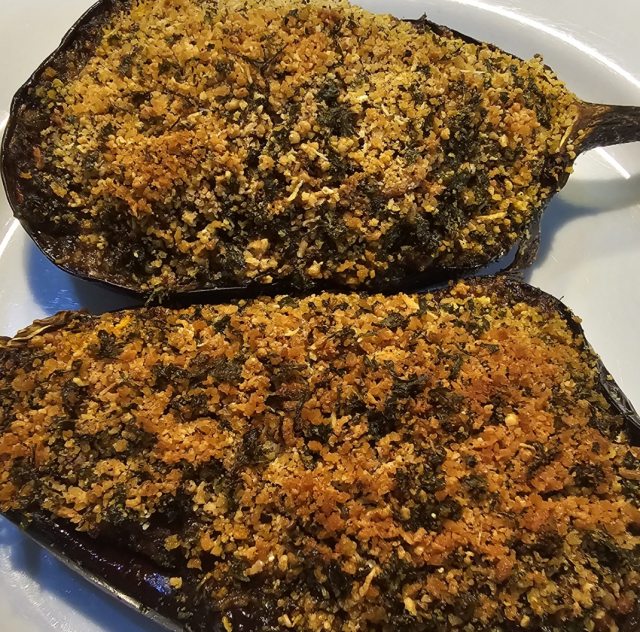 Stuffed Aubergine