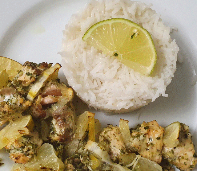 Uruguayan Salmon Kebab